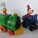 Disney McDonald's Goofy + Donald Duck Birthdayland 1988 Pull-Back Cars
