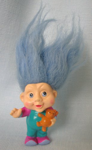 Magic Troll Babies Applause Blue Hair Doll