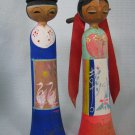 Japanese Wood Kokeshi Bride n Groom Wedding Couple Japanese Wood Kokeshi Bride n Groom Wedding Couple