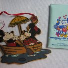 Mickey Mouse Wood Ornament + Congratulations Mickey Vinyl Card Pouch