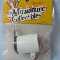 Metal Trash Can w Foot Pedal Dollhouse Miniatures MIP