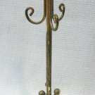 Brass Coat Hat Rack Dollhouse Miniatures Brass Coat Hat Rack Dollhouse Miniatures