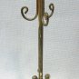 Brass Coat Hat Rack Dollhouse Miniatures