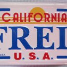 Vintage California "FRED" Mini License Plate Bike Pedal Car Vintage California "FRED" Mini License Plate Bike Pedal Car