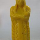 Vintage Indian Yellow Figure