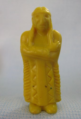 Vintage Indian Yellow Figure