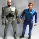 Robocop + Ann Lewis Ultra Police Figures Vintage Kenner 1990