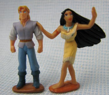 Disney Pocahantas John Smith Figures Polly Pocket