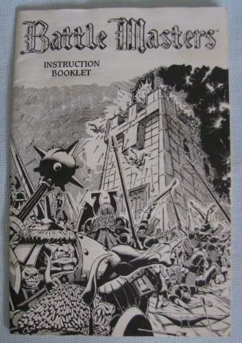 Battle Masters Instruction Book Only - Milton Bradley 1992