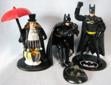 Batman Penguin PVC Figures Lot Applause 1992