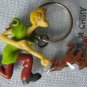 Scooby Doo VELMA FRED Bendy Figures Shaggy Keychain
