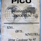 Vintage PICO International Corp Novelty Toy Catalogue No.40 1970