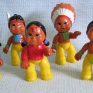 Indian Tribe Family 7 Pretend Playset Figures