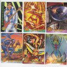 1995 Fleer Marvel 10 X-Men Trading Cards Lot Foil Archangel