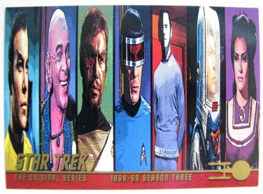 Star Trek Skybox The Original Series Season 3 Unnumbered Promo Card