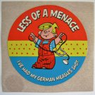 Vintage Dennis The Menace German Measles Promo Sticker
