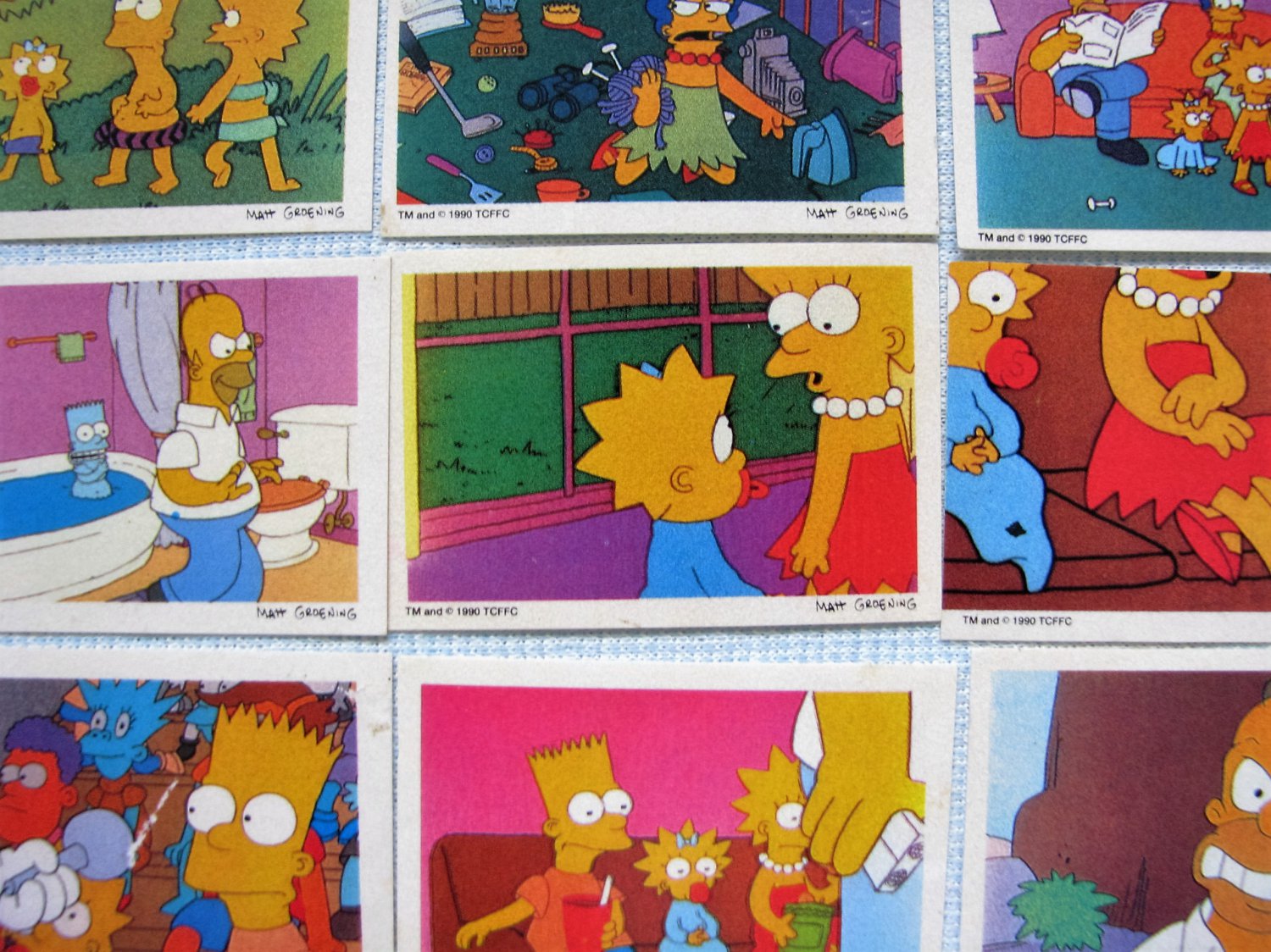 The Simpsons Mini Sticker Cards Diamond Publishing 0790