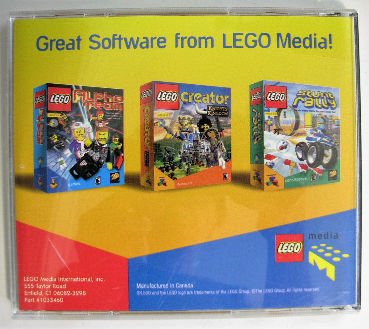 Lego Creator Knights Design and Build Your Own Kingdom Game Windows CD