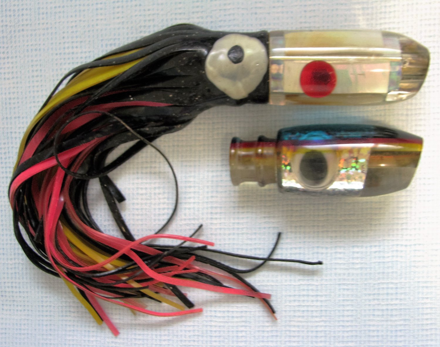 Saltwater Fishing Lures Rigged Plunger Big Game Trolling Ahi Marlin Vintage