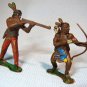 Native American Indians Painted Plastic Figures