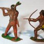 Native American Indians Painted Plastic Figures