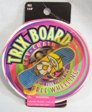 Trix Board Skateboard Fingerboard Keychain MOC