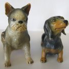 Boston Terrier + Dachshund Rubber Plastic Dog Toy Figurine NEW-RAY Boston Terrier + Dachshund Rubber Plastic Dog Toy Figurine NEW-RAY