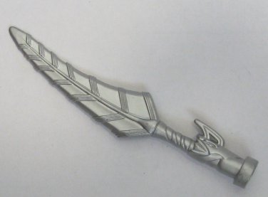 StegaZord Silver Sword Weapon Replacement Parts Power Rangers Bandai