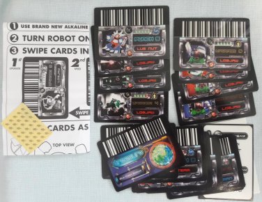 Rumble Robots Power Cards Lot Trendmasters