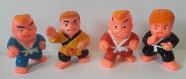 Ninja Karate Sumo Mini PVC Figures - Soma 1980s