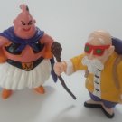 Dragon Ball Z Majin Buu and Master Roshi Mini Figures Bandai 1989 DBZ