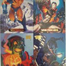 1994 Fleer Marvel Masterpieces Wolverine Uncut 4 Card Trading Promo Sheet