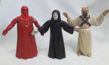 JusToys Bend-Ems Star Wars Royal Guard - Tusken Raider - The Emperor Loose Figures