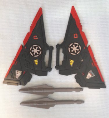 Kenner Star Wars POTF Cruise Missile Trooper Front Wings Missiles Replacement Parts