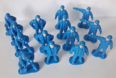 Road Construction Workers Plastic Figures Lot - Railroad Diorama