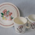 Strawberry Shortcake Plastic Cups and Plate Dishes Strawberry Shortcake Plastic Cups and Plate Dishes