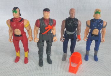 Battletech Action Figures Lot Tyco Pytor Nicolai +