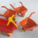 McDonalds 1987 Berenstain Bears Wheelbarrows Wagon Lot