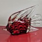 Vintage Murano Glass Fish Hand Blown Miniature Figurine Sculpture