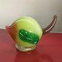 Vintage Murano Glass Unique Bird Hand Blown Miniature Figurine Sculpture