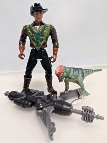 Jurassic Park Lost World Roland Tembo Figure and Hatchling