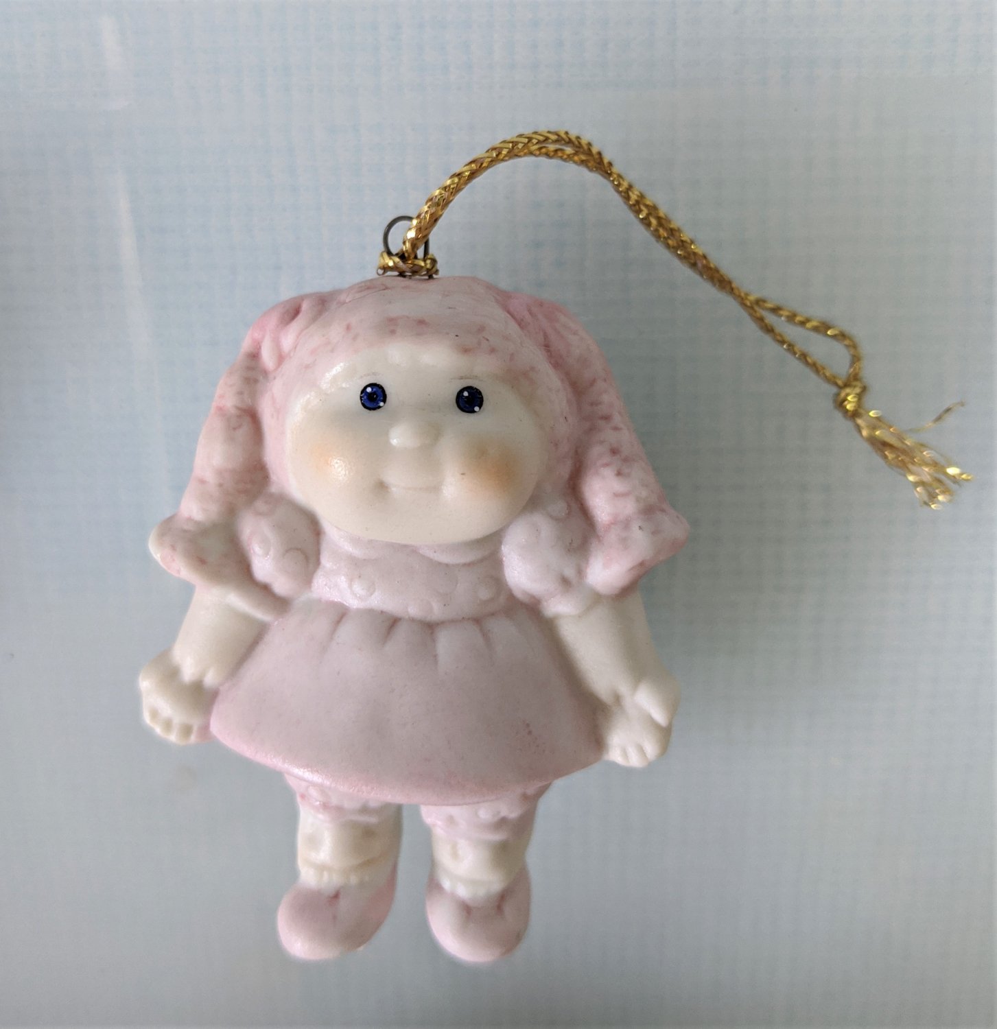 Vintage Cabbage Patch Kids 1984 Porcelain Ornament