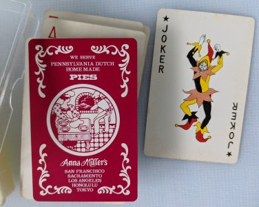 Anna Miller's Restraunt Standard Card Deck