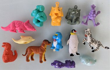 Vintage Pencil Toppers 13 Animals Grape Guy Dinosaurs Vintage Pencil Toppers 13 Animals Grape Guy Dinosaurs