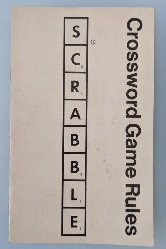 Scrabble Crossword Game Rules Booklet