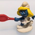Tennis Smurfette Figure Peyo Smurfs 1981