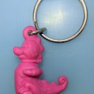 Tupperware Pink Fun Fern Flyer Dinosaur Keychain MIP