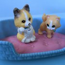 Littlest Pet Shop Blue Pink Pet Bed Puppy Kitty Kenner LPS