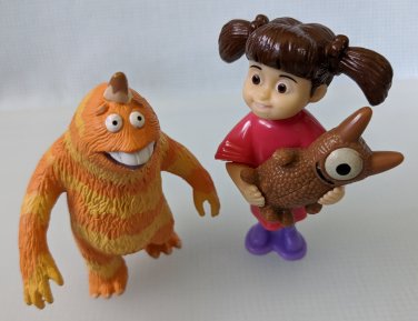Boo and George Sanderson Figures Monsters Inc Toys