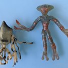 ID4 Independence Day 3" Bendable Glow Alien Officer and 2" Supreme Commander Figures